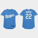 Clayton Kershaw Nickname Dodgers 2021 Players Weekend Kersh Royal Men's Jersey