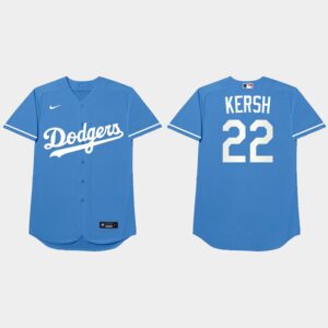 Clayton Kershaw Nickname Dodgers 2021 Players Weekend Kersh Royal Men's Jersey