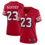 Christian McCaffrey San Francisco 49ers  Women's Alternate Game Player Jersey - Scarlet