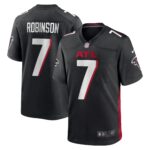 Bijan Robinson Atlanta Falcons 2023 Draft First Round Pick Game Jersey - Black