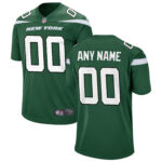 New York Jets  Youth Custom Game Jersey - Gotham Green