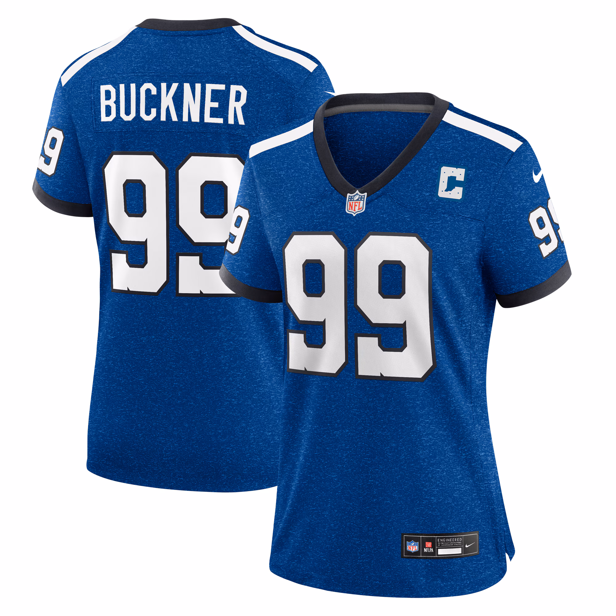 DeForest Buckner Indianapolis Colts Women's Indiana Nights Alternate Game Jersey - Royal