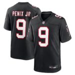 Michael Penix Jr. Atlanta Falcons Throwback Game Jersey -  Black