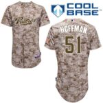Men's San Diego Padres #51 Trevor Hoffman Camo Majestic Alternate Cool Base Jersey