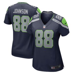 Cade Johnson Seattle Seahawks  Women's Game Jersey - College Navy