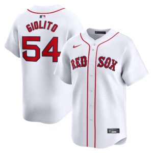 Men's Boston Red Sox Lucas Giolito  White Home Limited Player Jersey