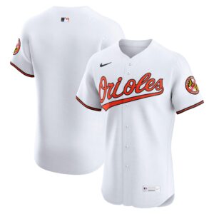 Baltimore Orioles White Home Elite Jersey