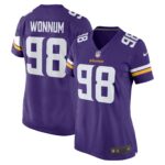 D.J. Wonnum Minnesota Vikings  Women's Team Game Jersey - Purple