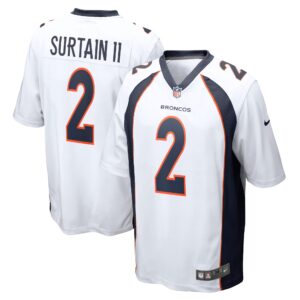 Patrick Surtain II Denver Broncos  Game Jersey - White