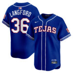 Wyatt Langford #36 Texas Rangers 2026 City Connect Vapor Premier Limited Jersey - All Stitched