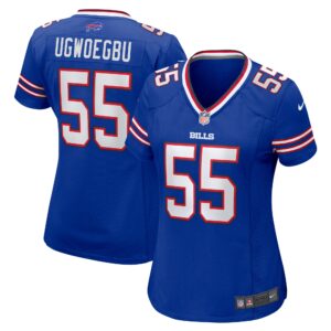 David Ugwoegbu Buffalo Bills Women's Game Jersey -  Royal