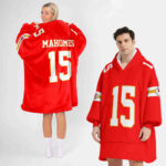 Adult P.M 15 Kansas City Football Unisex Blanket Hoodie