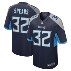 Tyjae Spears Tennessee Titans Team Game Jersey -  Navy