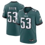 Zack Baun Philadelphia Eagles  Game Jersey - Midnight Green