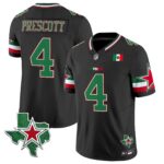 Dak Prescott # 4 2025 Dallas Cowboys Mexico Vapor Limited Jersey - All Stitched