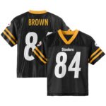 Youth Antonio Brown Black Pittsburgh Steelers Team Color Jersey
