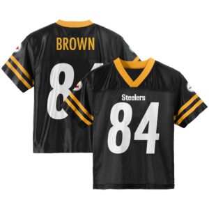 Youth Antonio Brown Black Pittsburgh Steelers Team Color Jersey