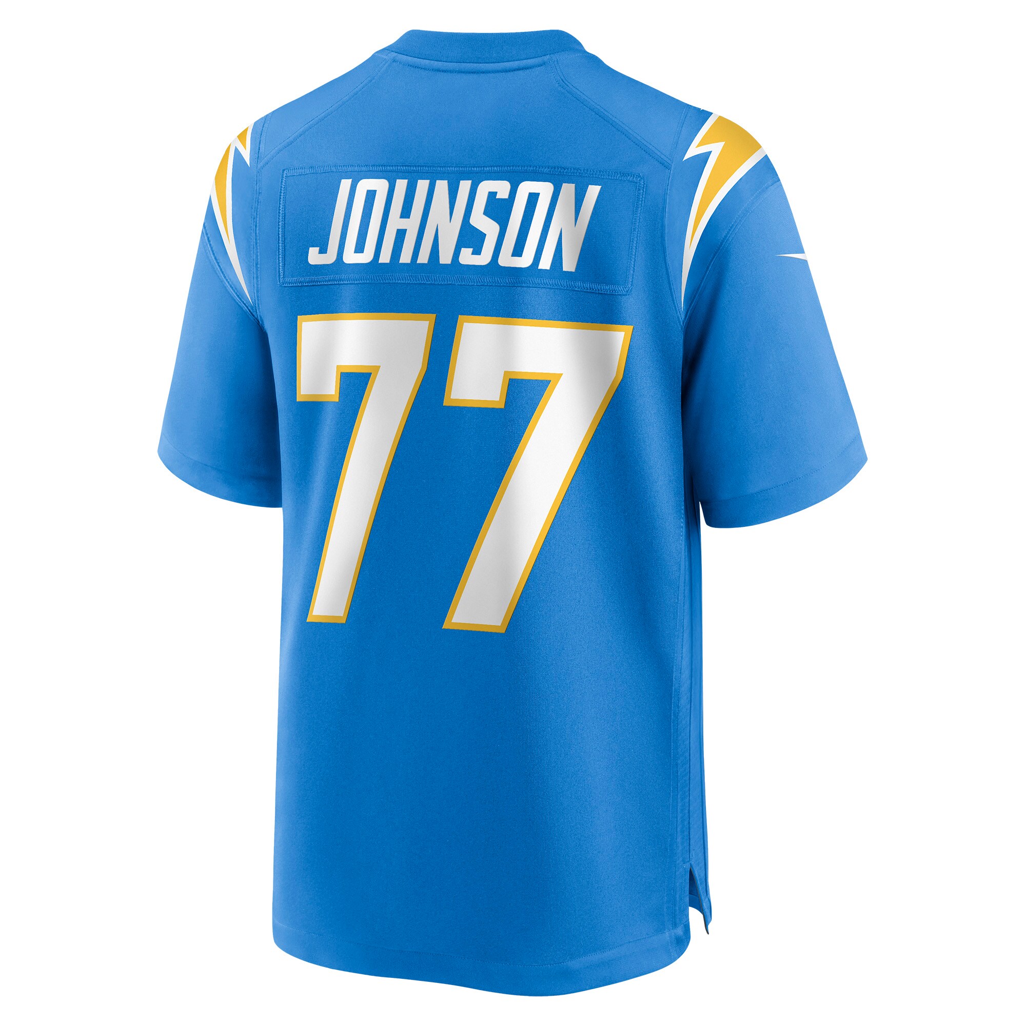 Zion Johnson Los Angeles Chargers Player Game Jersey - Powder Blue - Image 3