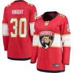 Spencer Knight Florida Panthers Women's 2017/18 Home Breakaway Jersey - Red