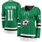 Luke Glendening Dallas Stars Women's Home Breakaway Player Jersey - Kelly Green