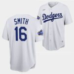Men's Los Angeles Dodgers #16 Will Smith White 2022 All-Star Jersey