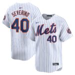 Men's New York Mets Luis Severino  White Home Limited Player Jersey