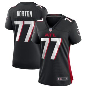 Storm Norton Atlanta Falcons Women's  Game Jersey -  Black