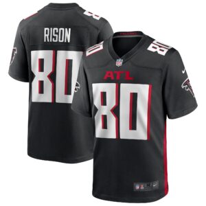 Atlanta Falcons Andre Rison #80 Black Game Retired Player Jersey