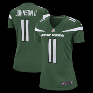 Jermaine Johnson II New York Jets Women's Game Jersey - Gotham Green