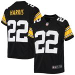 Najee Harris Pittsburgh Steelers  Youth Alternate Game Jersey - Black