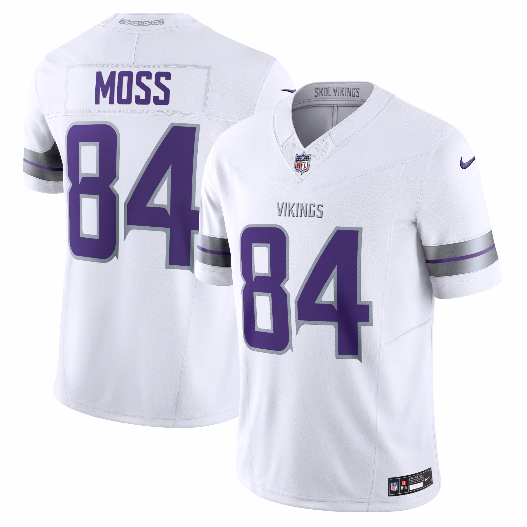 Randy Moss Minnesota Vikings Alternate Vapor F.U.S.E. Retired Player Limited Jersey - White