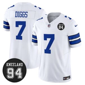 Dallas Cowboys #94 Marshawn Kneeland Memorial Patch Vapor Limited Jersey - All Stitched