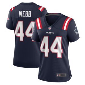 Raleigh Webb New England Patriots Women's Home Game Player Jersey - Navy