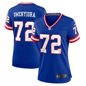 Osi Umenyiora New York Giants Women's Classic Retired Player Game Jersey - Royal