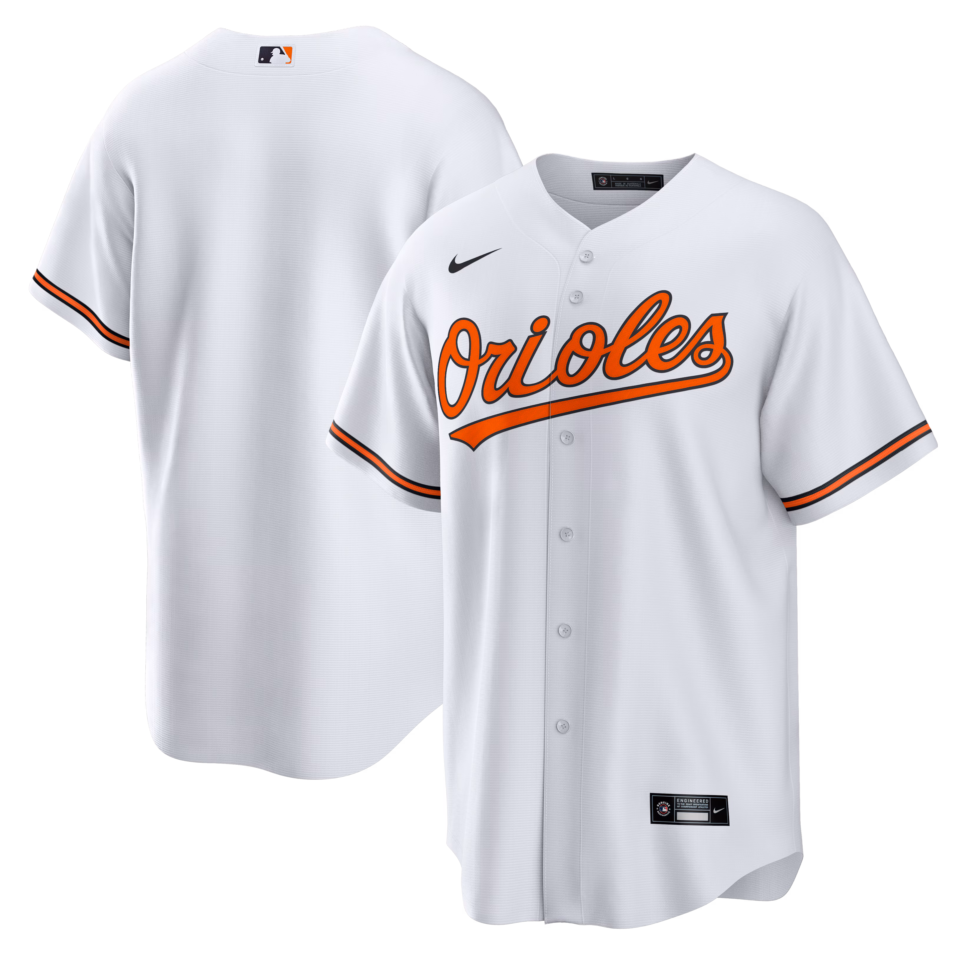 Baltimore Orioles White Home Big & Tall Replica Jersey