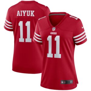 Brandon Aiyuk San Francisco 49ers  Women's Player Game Jersey - Scarlet