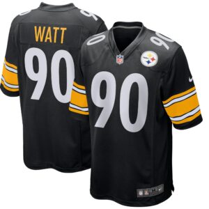 T.J. Watt Pittsburgh Steelers  Youth Game Jersey - Black