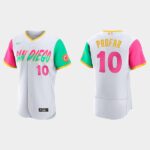 Men's San Diego Padres #10 Jurickson Profar 2022 City Connect Flex Base Jersey - White