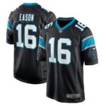 Jacob Eason Carolina Panthers  Game Player Jersey - Black