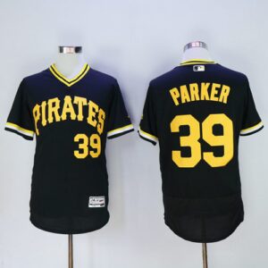 Pittsburgh Pirates #39 Dave Parker Black Flexbase Collection Cooperstown Stitched Jersey