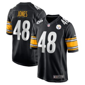 Jamir Jones Pittsburgh Steelers  Team Game Player Jersey - Black
