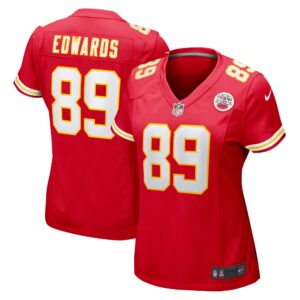Bryan Edwards Kansas City Chiefs  Women's Home Game Player Jersey - Red