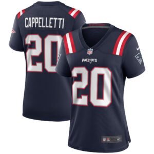 Gino Cappelletti New England Patriots Women's Game Retired Player Jersey - Navy