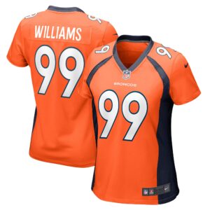 DeShawn Williams Denver Broncos  Women's Game Player Jersey - Orange