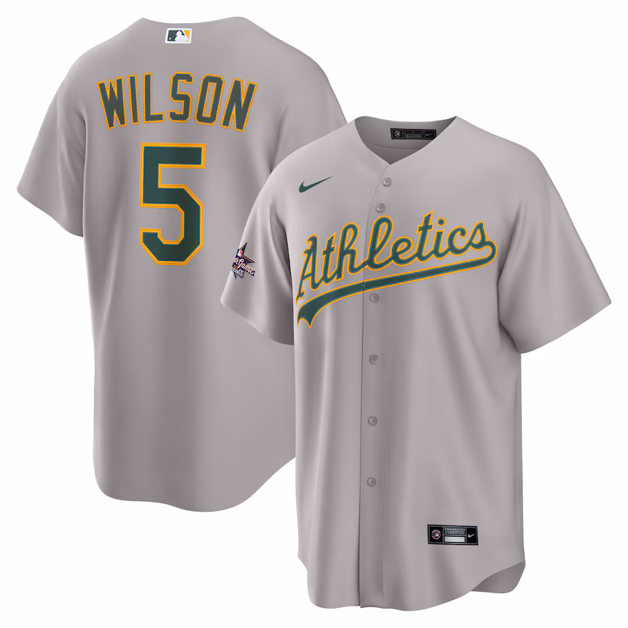 Jacob Wilson Athletics 2025 All-Star Game Road Replica Player Jersey - Gray