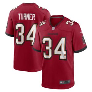 Nolan Turner Tampa Bay Buccaneers  Game Player Jersey - Red