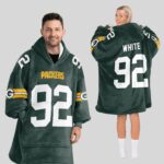 Adult 92 Green Bay Football Unisex Blanket Hoodie