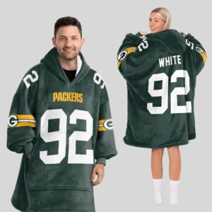 Adult 92 Green Bay Football Unisex Blanket Hoodie