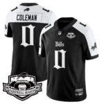 Keon Coleman #0 Buffalo Bills BUF Gothic Vapor Limited Jersey - Farewell Highmark Patch - All Stitched