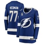 Victor Hedman Tampa Bay Lightning Women's Home 2022 Stanley Cup Final Breakaway Player Jersey - Blue